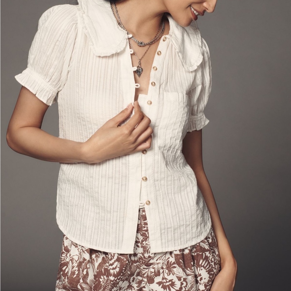 NWT Pilcro Keira Blouse Anthropologie